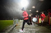 29 February 2020; Conall Grimes of Tyrone runs out prior to the Allianz Football League Division 1 Round 5 match between Tyrone and Dublin at Healy Park in Omagh, Tyrone. Photo by David Fitzgerald/Sportsfile