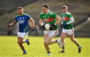 1 March 2020; Patrick Durcan of Mayo in action against Micheál Burns of Kerry during the Allianz Football League Division 1 Round 5 match between Mayo and Kerry at Elverys MacHale Park in Castlebar, Mayo. Photo by Brendan Moran/Sportsfile