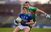 1 March 2020; Dara Moynihan of Kerry in action against Darren Coen of Mayo during the Allianz Football League Division 1 Round 5 match between Mayo and Kerry at Elverys MacHale Park in Castlebar, Mayo. Photo by Brendan Moran/Sportsfile