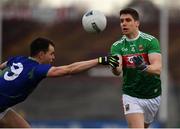 1 March 2020; Lee Keegan of Mayo in action against Jack Barry of Kerry during the Allianz Football League Division 1 Round 5 match between Mayo and Kerry at Elverys MacHale Park in Castlebar, Mayo. Photo by Brendan Moran/Sportsfile