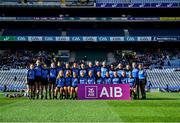 1 March 2020; Gailltír players prior to the AIB All-Ireland Intermediate Camogie Club Championship Final match between Gailltír and St Rynaghs at Croke Park in Dublin. Photo by Harry Murphy/Sportsfile