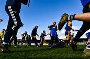 1 March 2020; Clare players make their way to the warm up area before the Allianz Hurling League Division 1 Group B Round 5 match between Clare and Dublin at Cusack Park in Ennis, Clare. Photo by Ray McManus/Sportsfile