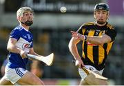 1 March 2020; Conor Delaney of Kilkenny in action against Eoin Gaughan of Laois during the Allianz Hurling League Division 1 Group B Round 5 match between Laois and Kilkenny at UPMC Nowlan Park in Kilkenny. Photo by Michael P Ryan/Sportsfile