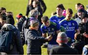 1 March 2020; Diarmuid O'Connor of Kerry poses for selfies after the Allianz Football League Division 1 Round 5 match between Mayo and Kerry at Elverys MacHale Park in Castlebar, Mayo. Photo by Brendan Moran/Sportsfile