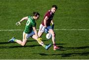 1 March 2020; Cillian O’Sullivan of Meath in action against Ronan Steede of Galway during the Allianz Football League Division 1 Round 5 match between Meath and Galway at Páirc Tailteann in Navan, Meath. Photo by Daire Brennan/Sportsfile