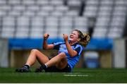 1 March 2020; Anne Corcoran of Gailltír celebrates at the full-time whistle following the AIB All-Ireland Intermediate Camogie Club Championship Final match between Gailltír and St Rynaghs at Croke Park in Dublin. Photo by Harry Murphy/Sportsfile