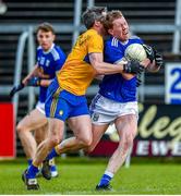 1 March 2020; Chris Conroy of Cavan in action against Jack Browne of Clare during the Allianz Football League Division 2 Round 5 match between Cavan and Clare at Kingspan Breffni Park in Cavan. Photo by Philip Fitzpatrick/Sportsfile