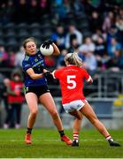 1 March 2020; Mary McHale of Mayo in action against Laura O’Mahony of Cork during the Lidl Ladies National Football League Division 1 match between Cork and Mayo at Mallow GAA Complex in Cork. Photo by Seb Daly/Sportsfile