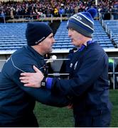 1 March 2020; Tipperary manager Liam Sheedy, left, and Waterford manager Liam Cahill following the Allianz Hurling League Division 1 Group A Round 5 match between Tipperary and Waterford at Semple Stadium in Thurles, Tipperary. Photo by Ramsey Cardy/Sportsfile