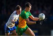 1 March 2020; Michael Langan of Donegal  in action against Karl O'Connell of Monaghan during the Allianz Football League Division 1 Round 5 match between Donegal and Monaghan at Fr. Tierney Park in Ballyshannon, Donegal. Photo by Oliver McVeigh/Sportsfile