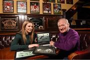 7 February 2017; Alfie Hale, with Marie Crowe, pose for a portrait at the Alfie Hale Pub in Waterford United. Photo by Matt Browne/Sportsfile