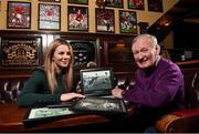 7 February 2017; Alfie Hale, with Marie Crowe, pose for a portrait at the Alfie Hale Pub in Waterford United. Photo by Matt Browne/Sportsfile
