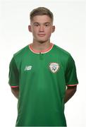 17 September 2017; Séamas Keogh of Republic of Ireland during Republic of Ireland U16 Squad Portraits at Maldron Hotel, Dublin Airport, in Dublin. Photo by Oliver McVeigh/Sportsfile