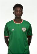 17 September 2017; Timi Sobowale of Republic of Ireland during Republic of Ireland U16 Squad Portraits at Maldron Hotel, Dublin Airport, in Dublin. Photo by Oliver McVeigh/Sportsfile