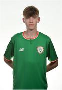 17 September 2017; Matthew Healy of Republic of Ireland during Republic of Ireland U16 Squad Portraits at Maldron Hotel, Dublin Airport, in Dublin. Photo by Oliver McVeigh/Sportsfile