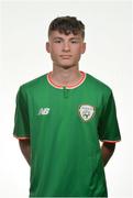 17 September 2017; Patrick Moore of Republic of Ireland during Republic of Ireland U16 Squad Portraits at Maldron Hotel, Dublin Airport, in Dublin. Photo by Oliver McVeigh/Sportsfile