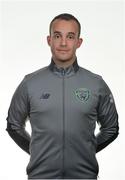 17 September 2017; Sean McCarthy, Team Operations for Republic of Ireland, during Republic of Ireland U16 Squad Portraits at Maldron Hotel, Dublin Airport, in Dublin. Photo by Oliver McVeigh/Sportsfile