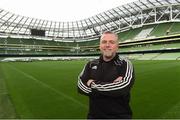 26 September 2017; Majella Smith poses for a portrait in the Aviva Stadium in Dublin. Photo by Matt Browne/Sportsfile