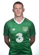 24 May 2018; James McClean during a Republic of Ireland Squad Portraits session at Castleknock Hotel in Dublin. Photo by Seb Daly/Sportsfile