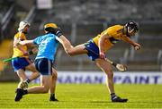 1 March 2020; Cathal Malone of Clare wins possession ahead of Dáire Gray of Dublin during the Allianz Hurling League Division 1 Group B Round 5 match between Clare and Dublin at Cusack Park in Ennis, Clare. Photo by Ray McManus/Sportsfile