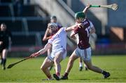 1 March 2020; Sean O'Leary-Hayes of Cork in action against Brian Concannon of Galway during the Allianz Hurling League Division 1 Group A Round 5 match between Galway and Cork at Pearse Stadium in Salthill, Galway. Photo by Ray Ryan/Sportsfile