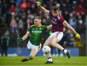 1 March 2020; Paul Conroy of Galway in action against Conor McGill of Meath during the Allianz Football League Division 1 Round 5 match between Meath and Galway at Páirc Tailteann in Navan, Meath. Photo by Daire Brennan/Sportsfile