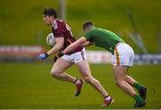 1 March 2020; Shane Walsh of Galway in action against Robin Clarke of Meath during the Allianz Football League Division 1 Round 5 match between Meath and Galway at Páirc Tailteann in Navan, Meath. Photo by Daire Brennan/Sportsfile