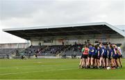 1 March 2020; Mayo players during a team huddle prior to the Lidl Ladies National Football League Division 1 match between Cork and Mayo at Mallow GAA Complex in Cork. Photo by Seb Daly/Sportsfile