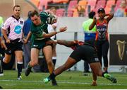 1 March 2020; John Porch of Connacht is tackled during the Guinness PRO14 Round 13 match between Isuzu Southern Kings and Connacht at Nelson Mandela Bay Stadium in Port Elizabeth, South Africa. Photo by Michael Sheehan/Sportsfile