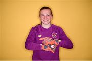 1 March 2020; Courtney Brosnan poses for a portrait during a Republic of Ireland Women squad portraits session at Johnstown House in Enfield, Meath. Photo by Stephen McCarthy/Sportsfile