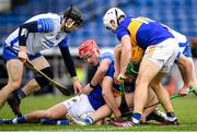 1 March 2020; Players from both teams battle for possession during the Allianz Hurling League Division 1 Group A Round 5 match between Tipperary and Waterford at Semple Stadium in Thurles, Tipperary. Photo by Ramsey Cardy/Sportsfile