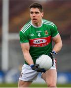 1 March 2020; Lee Keegan of Mayo during the Allianz Football League Division 1 Round 5 match between Mayo and Kerry at Elverys MacHale Park in Castlebar, Mayo. Photo by Brendan Moran/Sportsfile