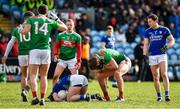 1 March 2020; Aidan O'Shea of Mayo reacts after giving away a free during the Allianz Football League Division 1 Round 5 match between Mayo and Kerry at Elverys MacHale Park in Castlebar, Mayo. Photo by Brendan Moran/Sportsfile