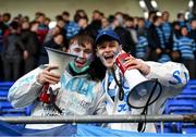 2 March 2020; St Vincent’s, Castleknock College, supporters during the Bank of Ireland Leinster Schools Senior Cup Semi-Final between Clongowes Wood College and St Vincent’s, Castleknock College, at Energia Park in Donnybrook, Dublin. Photo by Ramsey Cardy/Sportsfile