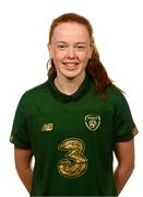 1 March 2020; Kate Slevin during a Republic of Ireland Women's U17 squad portrait session at Johnstown House in Enfield, Meath. Photo by Stephen McCarthy/Sportsfile