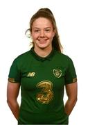1 March 2020; Rebecca Watkins during a Republic of Ireland Women's U17 squad portrait session at Johnstown House in Enfield, Meath. Photo by Stephen McCarthy/Sportsfile