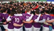 2 March 2020; The Clongowes Wood College team with supporters following the Bank of Ireland Leinster Schools Senior Cup Semi-Final between Clongowes Wood College and St Vincent’s, Castleknock College, at Energia Park in Donnybrook, Dublin. Photo by Ramsey Cardy/Sportsfile