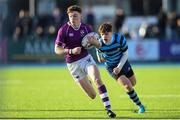 2 March 2020; Hugh Wilkinson of Clongowes Wood College during the Bank of Ireland Leinster Schools Senior Cup Semi-Final between Clongowes Wood College and St Vincent’s, Castleknock College, at Energia Park in Donnybrook, Dublin. Photo by Ramsey Cardy/Sportsfile