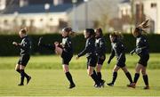2 March 2020; Chloe Mustaki, second left, during a Republic of Ireland Women training session at Johnstown House in Enfield, Co Meath. Photo by Seb Daly/Sportsfile