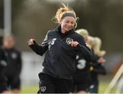 2 March 2020; Hayley Nolan during a Republic of Ireland Women training session at Johnstown House in Enfield, Co Meath. Photo by Seb Daly/Sportsfile