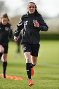 2 March 2020; Áine O'Gorman during a Republic of Ireland Women training session at Johnstown House in Enfield, Co Meath. Photo by Seb Daly/Sportsfile