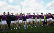 2 March 2020; The Clongowes Wood College team following the Bank of Ireland Leinster Schools Senior Cup Semi-Final between Clongowes Wood College and St Vincent’s, Castleknock College, at Energia Park in Donnybrook, Dublin. Photo by Ramsey Cardy/Sportsfile