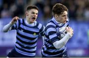 2 March 2020; Will Hennessy of St Vincent’s, Castleknock College, during the Bank of Ireland Leinster Schools Senior Cup Semi-Final between Clongowes Wood College and St Vincent’s, Castleknock College, at Energia Park in Donnybrook, Dublin. Photo by Ramsey Cardy/Sportsfile
