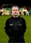 1 March 2020; Referee Shane Hynes prior to the Allianz Hurling League Division 1 Group A Round 5 match between Limerick and Westmeath at LIT Gaelic Grounds in Limerick. Photo by Diarmuid Greene/Sportsfile