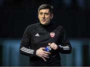 28 February 2020; Derry City manager Declan Devine during the SSE Airtricity League Premier Division match between Derry City and Bohemians at the Ryan McBride Brandywell Stadium in Derry. Photo by Oliver McVeigh/Sportsfile