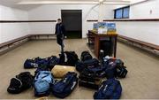 29 February 2020; The Dublin team changing room about to be prepared before the Allianz Football League Division 1 Round 5 match between Tyrone and Dublin at Healy Park in Omagh, Tyrone. Photo by Oliver McVeigh/Sportsfile