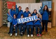 3 March 2020; Special Olympics Team Leinster set their sights on Northern Ireland. Pictured is the women's third team Deirdre Dunne, Samantha Duggan, Debroah McGovern, Amy Crofton, Michelle Dunne, Emma Murray, Bridget Power and Joanne Power at the launch at the Keadeen Hotel in Newbridge, Kildare. Photo by Harry Murphy/Sportsfile