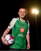 23 October 2018; Aine O’Gorman during a Peamount United squad portrait session at Peamount United FC in Newcastle, Dublin. Photo by Harry Murphy/Sportsfile