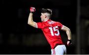 4 March 2020; Blake Murphy of Cork celebrates scoring his side's first goal during the EirGrid Munster GAA Football U20 Championship Final match between Kerry and Cork at Austin Stack Park in Tralee, Kerry. Photo by Piaras Ó Mídheach/Sportsfile