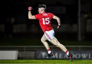 4 March 2020; Blake Murphy of Cork celebrates scoring his side's first goal during the EirGrid Munster GAA Football U20 Championship Final match between Kerry and Cork at Austin Stack Park in Tralee, Kerry. Photo by Piaras Ó Mídheach/Sportsfile